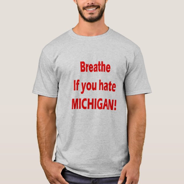 Camisa de Michigan do ódio (Frente)