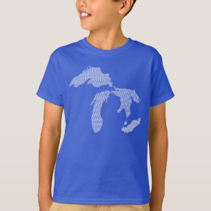 Camisa de Michigan dos miúdos