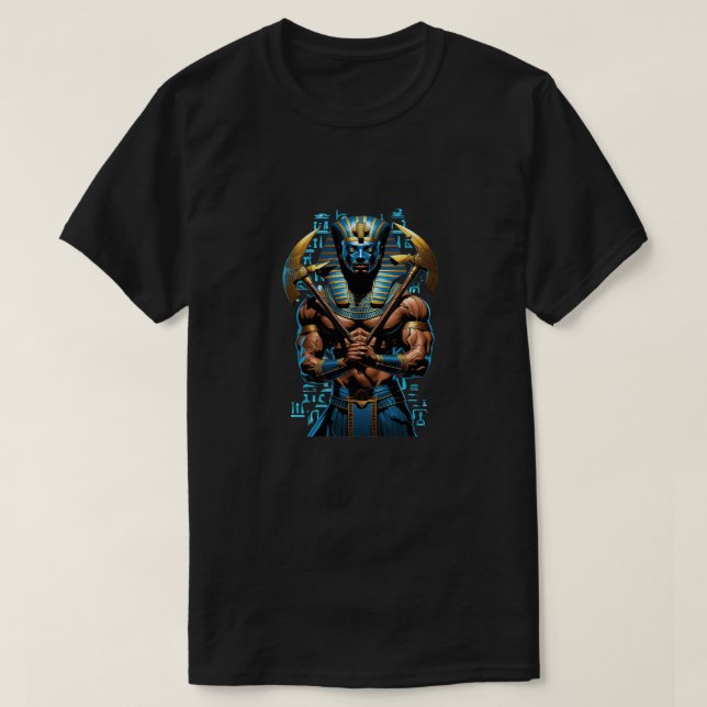 Camisa de mitologia egípcia de Horus & Anubis - Fa (Frente do Design)