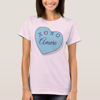 Camisa de moda moderna Amore XOXO Dia dos Namorado