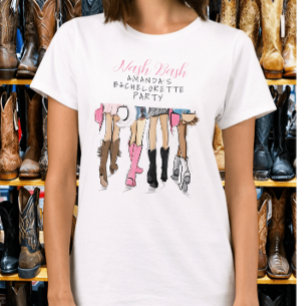 Camisa de Moda para Despedida de Solteira Nashvill