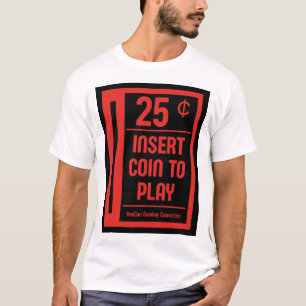 Camisa de Moedas de Arcade Retroativa