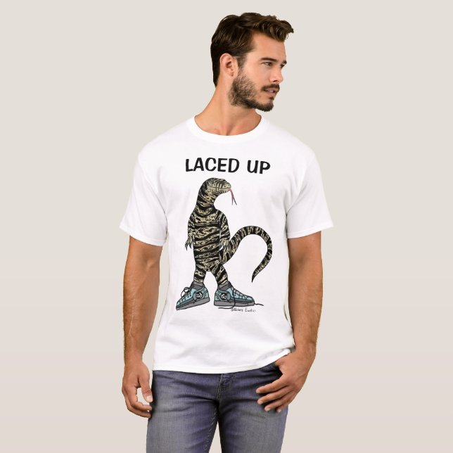 Camisa de monitor de renda “Laced up” (Frente Completa)
