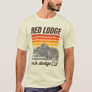 Camisa de Montanha Retro Red Lodge Montana Vinta