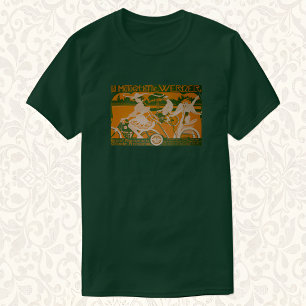 Camisa de Motocicleta Antiga Art Nouveau Werner Ci