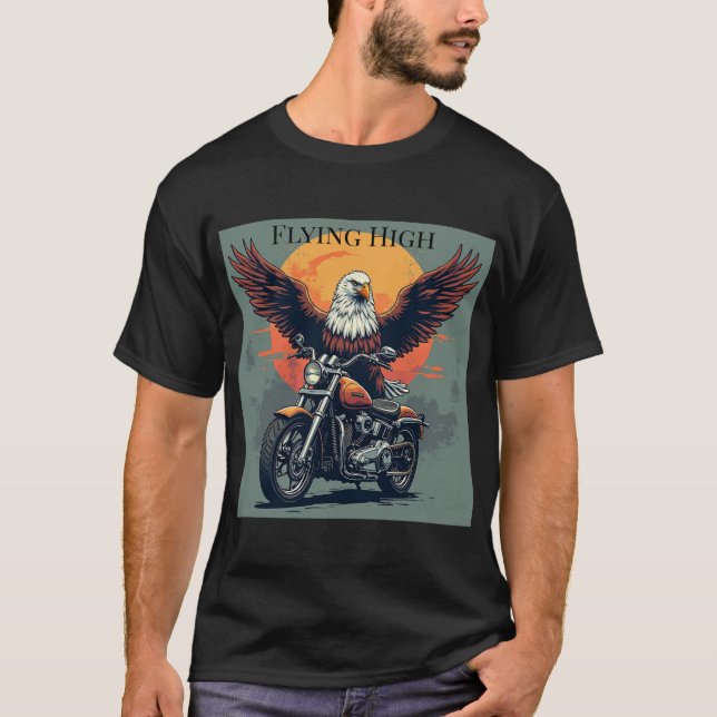 Camisa de Motociclista Voador Alto (Frente)