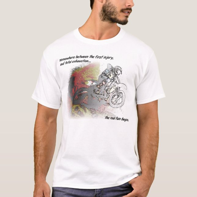 Camisa de Motocross de Moto Dirt Real Fun (Frente)