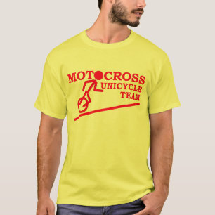 Camisa de Motocross - Equipe de Uniciclo de Motocr