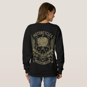 Camisa de Motoqueiro Lendário Crânio Vintage T-
