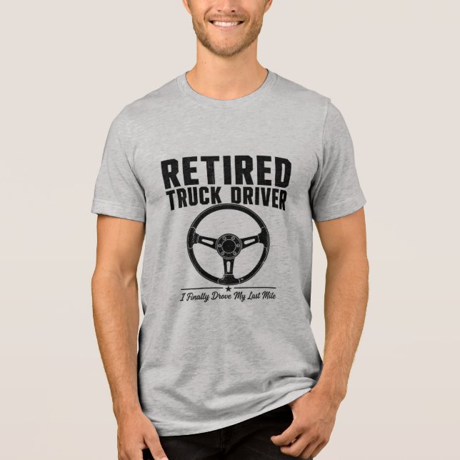 Camisa de Motorista de Caminhão Aposentado - Final (Frente)