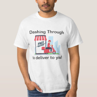 Camisa de motorista de entrega para você Dashing T