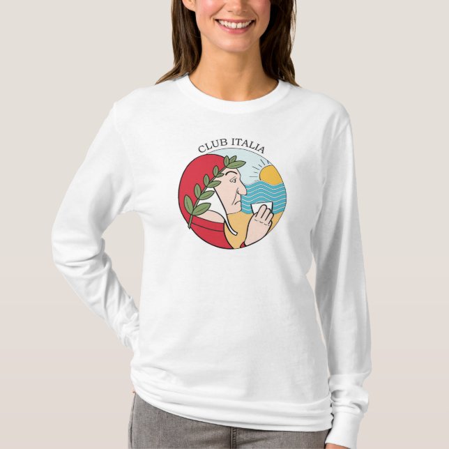 Camisa de mulher do Club Italia (Frente)