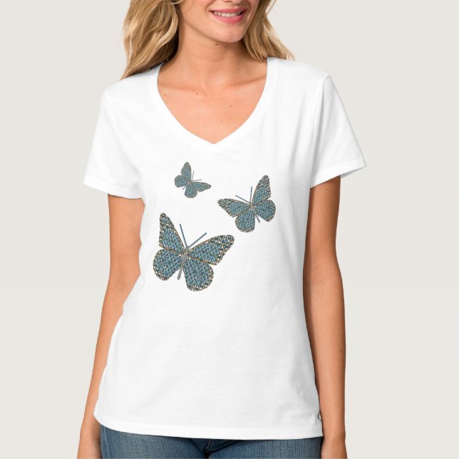 Camisa de mulher monarca marroquina (Frente)