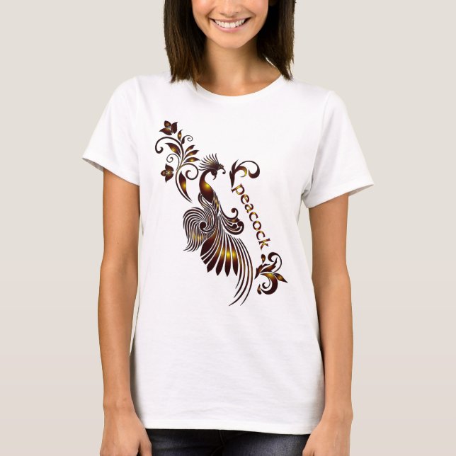 Camisa de Mulher Pavão (Frente)