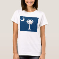 Camisa de Mulheres com Bandeira do Estado da Carol