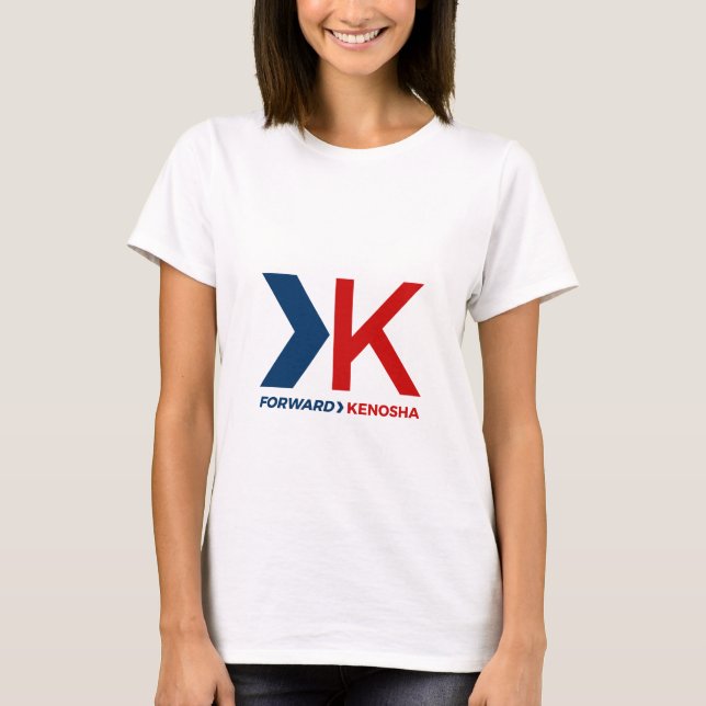Camisa de Mulheres de Kenosha para a Frente (Frente)