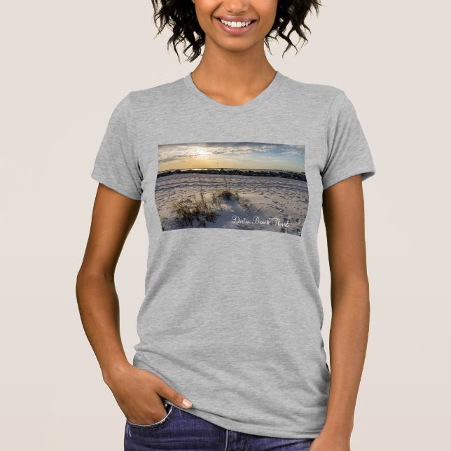 Camisa de Mulheres Jetty Sunset, na Flórida Destin (Frente)
