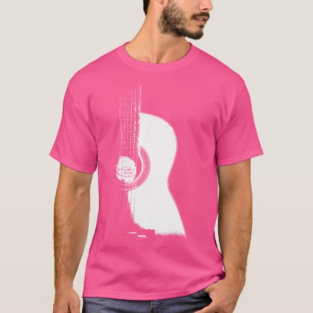 Camisa De Música Acústica De Violão (Frente)