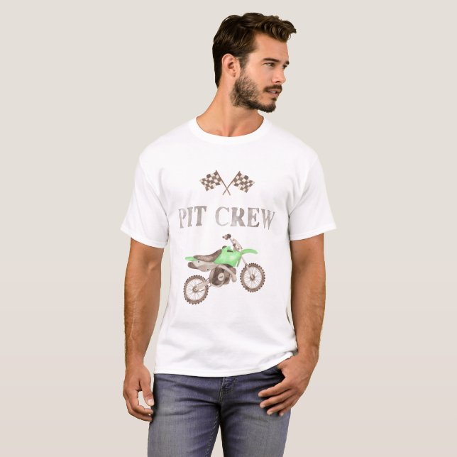 Camisa de Nascimento Adulto de Camisa Verde "Pit C (Frente Completa)