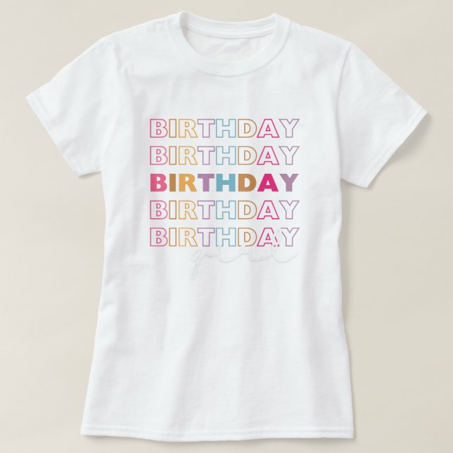 Camisa De Nascimento, Camisa De Festa de aniversár (Frente do Design)
