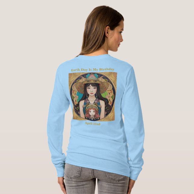 Camisa de Nascimento do Dia da Terra do AI (Parte Traseira Completa)