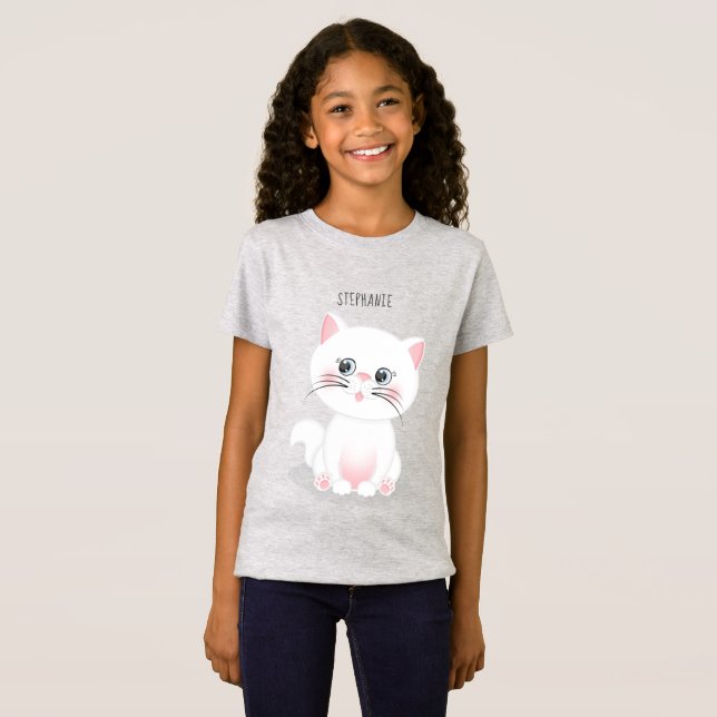 Camisa de Nascimento do Dia Puro do Gato (Frente Completa)