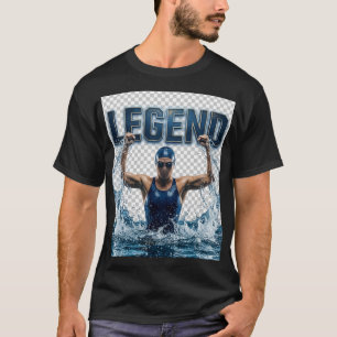 Camisa de Natação Legend Swimmer, Esportes de Nata