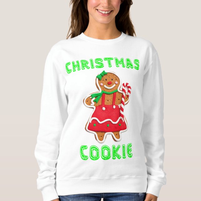 CAMISA DE NATAL BISCOITO PIADÃO SUÉTER FUNILDO (Frente)
