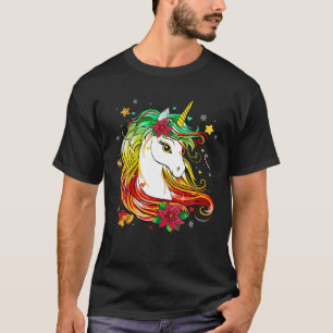 Camisa De Natal Bonita Meninas Mulheres Xmas Unicó