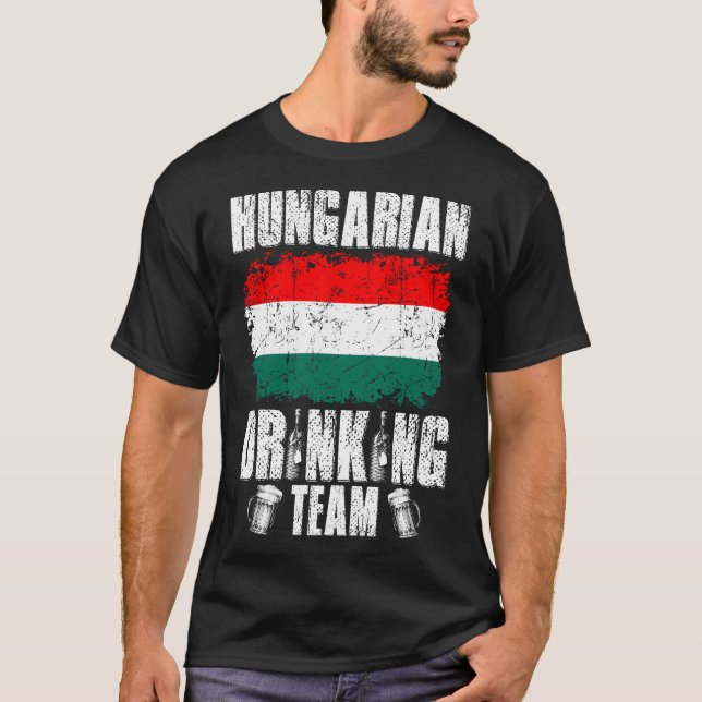 Camisa De Natal Da Equipe De Bebendos Húngara (Frente)