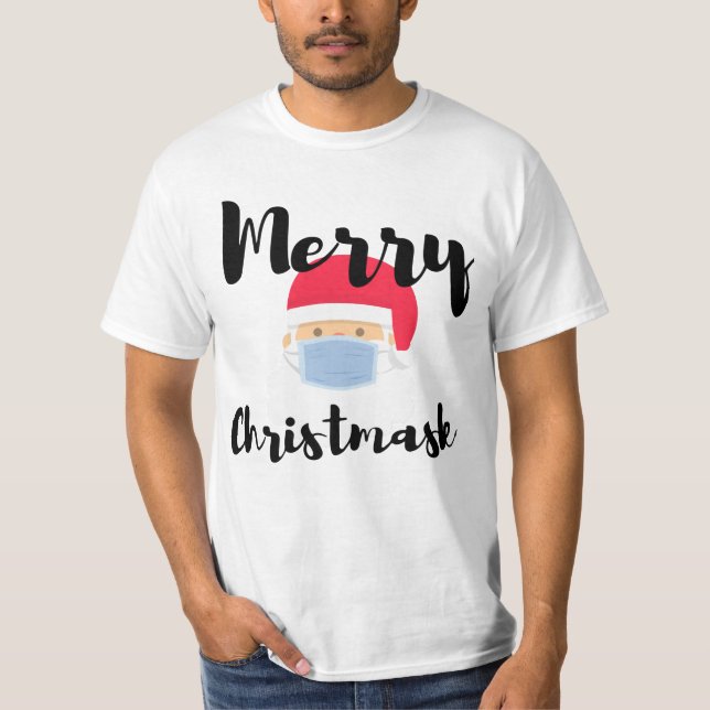 Camisa de Natal da Feliz em quarentena na Camisa d (Frente)