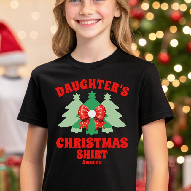 Camisa de Natal da Filha Personalizada (Criador carregado)