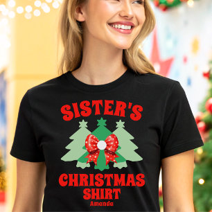 Camisa de Natal da Irmã Personalizada