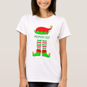 Camisa De Natal Da Mamãe De Trendy Bonita Elf