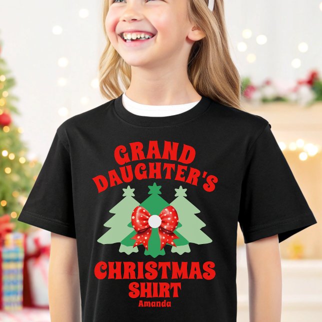Camisa de Natal da neta personalizada (Criador carregado)