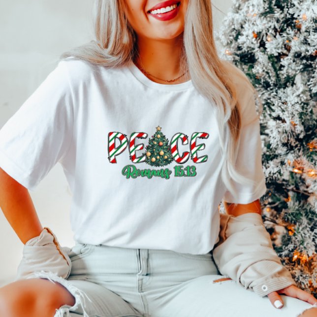 Camisa de Natal da Paz Cristã (Criador carregado)