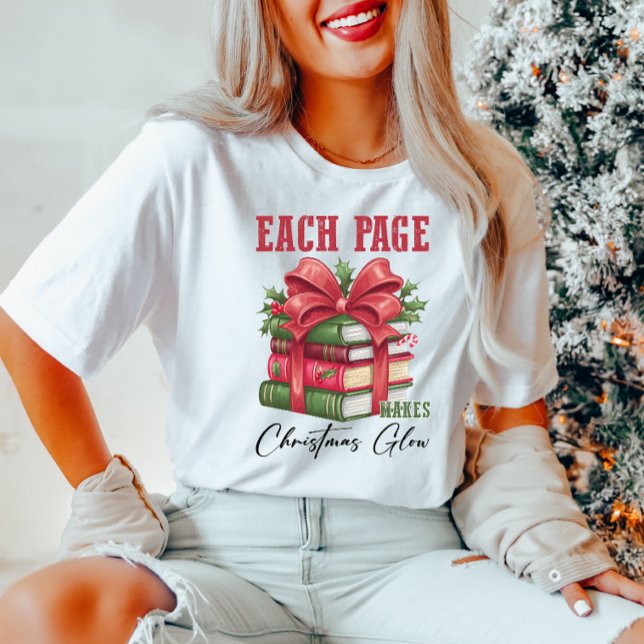 Camisa de Natal da Pilha de Livro (Criador carregado)