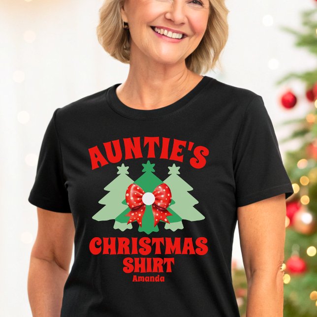Camisa de Natal da tia Personalizada (Criador carregado)