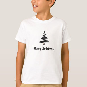 Camisa de Natal de Árvore Negra