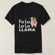 Camisa de Natal de FA LA LLAMA Cuja Gama é Fora