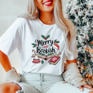 Camisa de Natal de feliz e Bookish