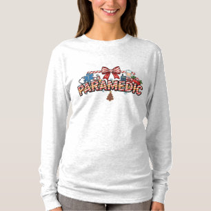 Camisa de Natal de Paramédico Manga Longa