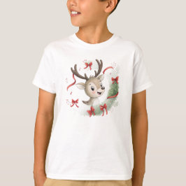 Camisa de Natal de Pequeno Veado Bebê, Filhote de