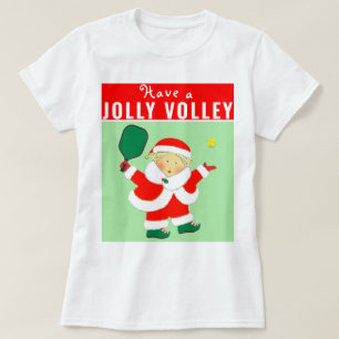 Camisa de Natal de Pickleball