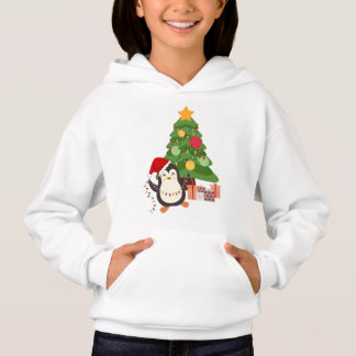 Camisa de Natal de pinguim bonito