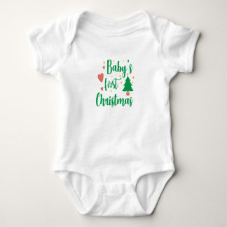 Camisa de Natal do Bebê