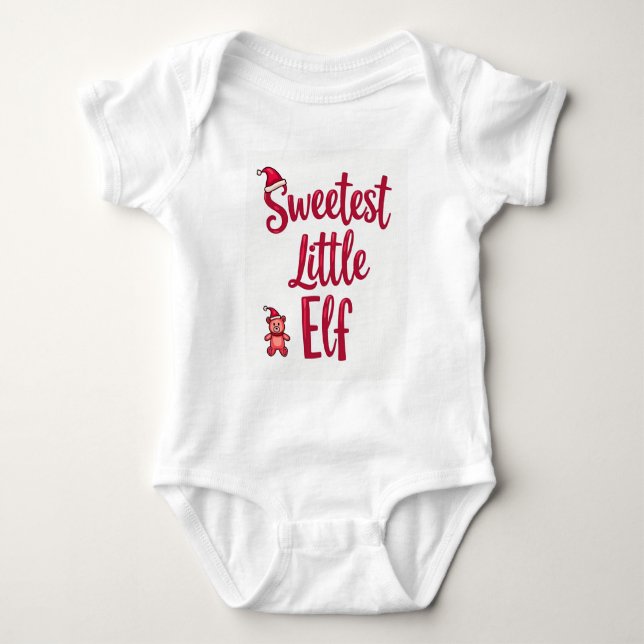 Camisa de Natal do Elfo Mais Doce: (Frente)
