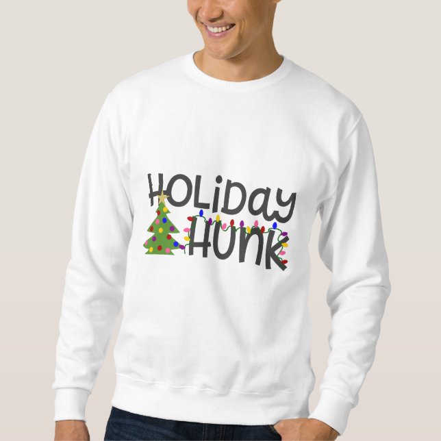 Camisa de Natal do Holiday Hunk Man (Frente)