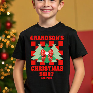 Camisa de Natal do neto personalizado