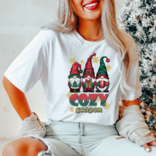 Camisa de Natal dos Gnomos Cozy